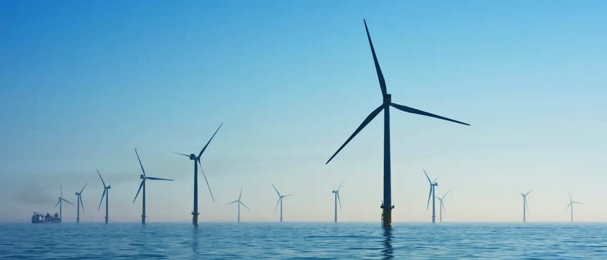 SECR disclosures for unquoted companies — offshore wind farm feeding the UK electricity grid