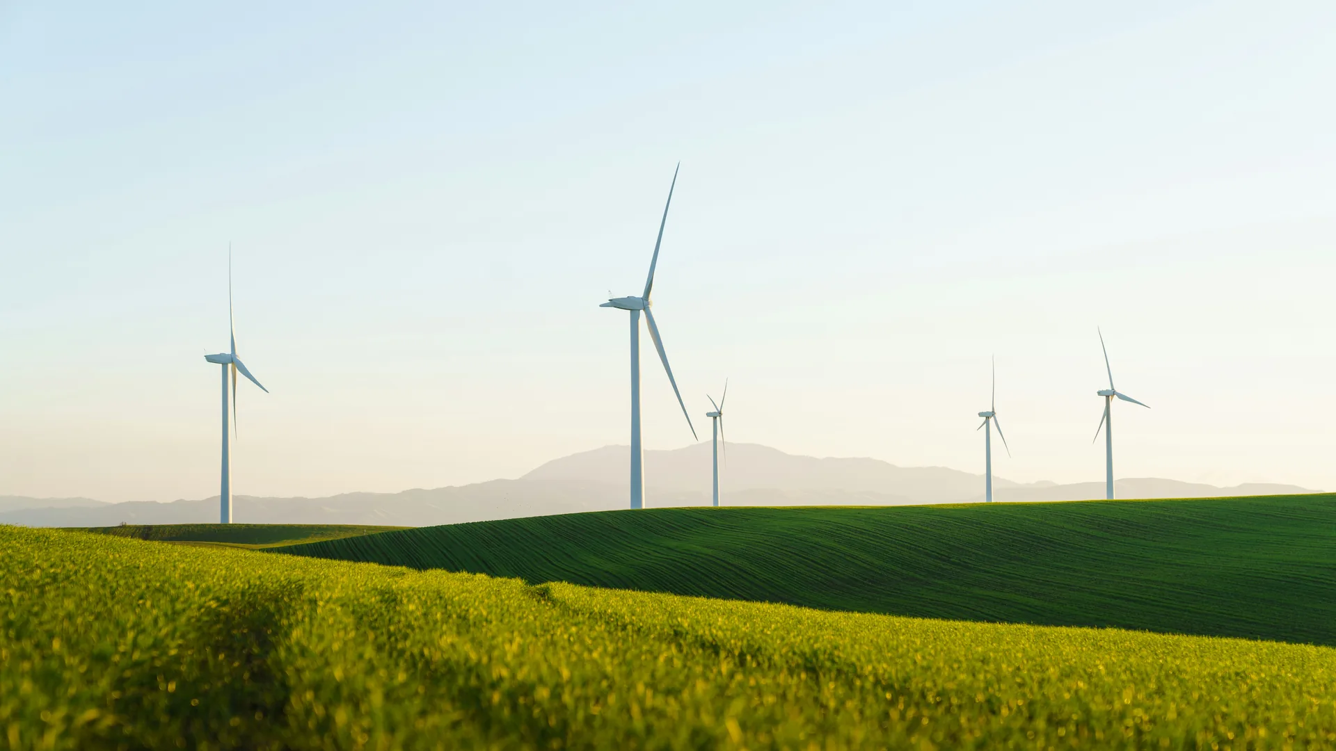 UK SRS timeline &mdash; a line of wind turbines receding to a dawn horizon, the UK SRS S1 and S2 milestones from publication to the proposed 2027 start